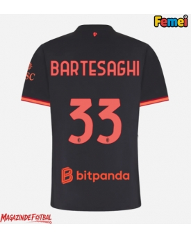 AC Milan Davide Bartesaghi #33 Tricou Fotbal Replică 2026-27 Femei Treilea AC Milan Davide Bartesaghi #33 Tricou Fotbal Replică 2026-27 Femei Treilea